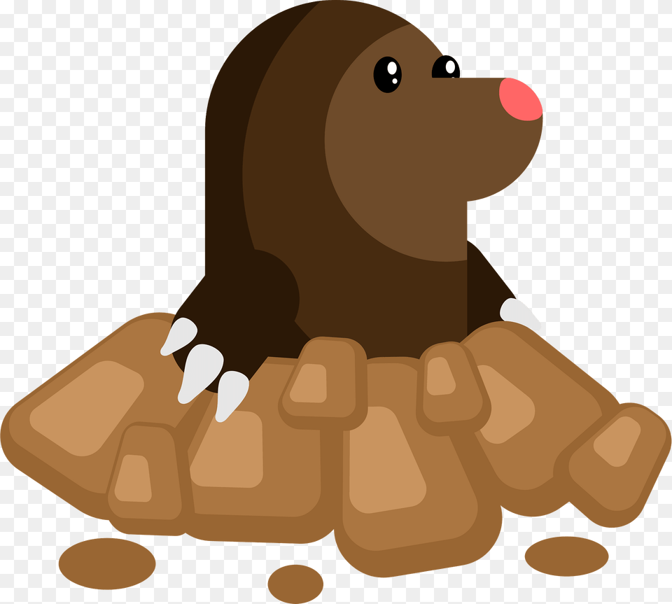 Mole In Hole Clipart, Animal, Mammal, Bulldozer, Machine Free Png Download