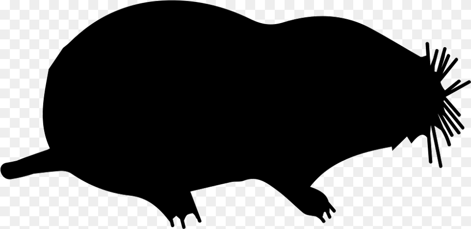 Mole Mammal Animal Shape Mammal, Silhouette, Kangaroo Free Transparent Png