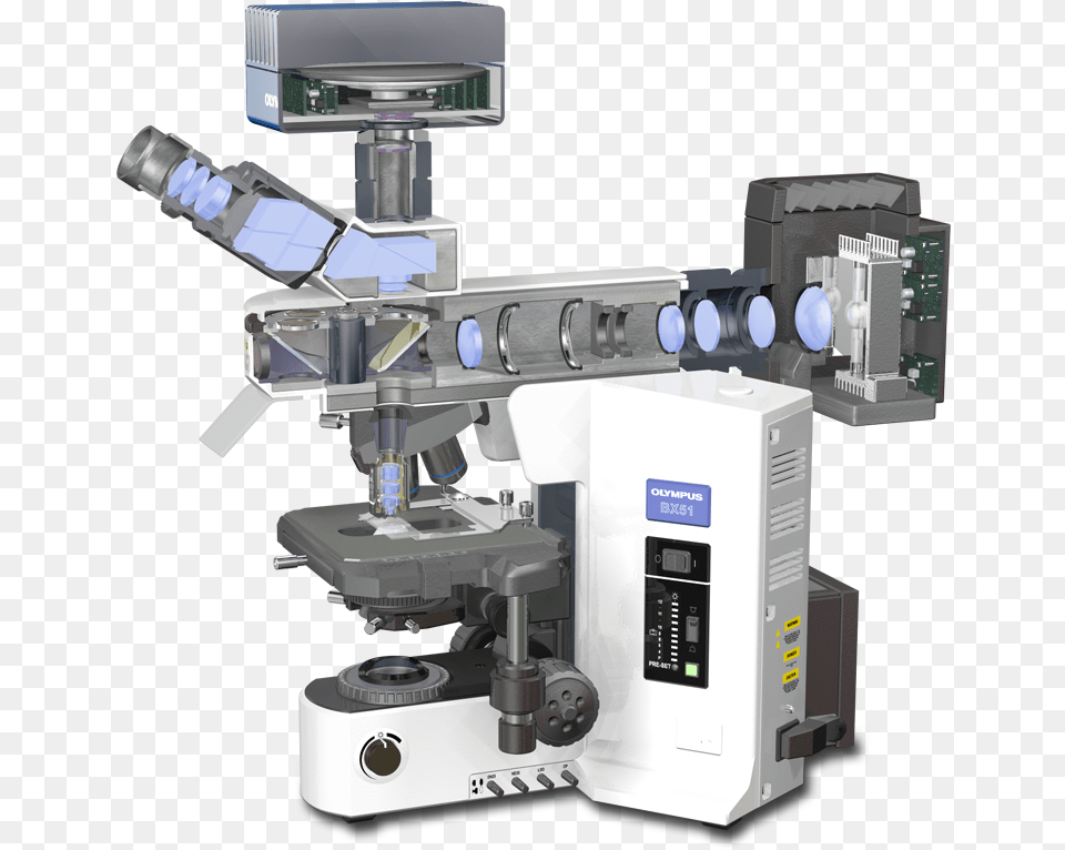 Molecular Expressions Microscopy Primer Anatomy Of The Reflected Light Microscope Free Png Download