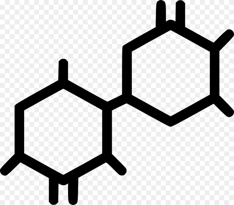 Molecule Chain Bond Structure Chemistry Cell Icon Cross, Symbol Free Png