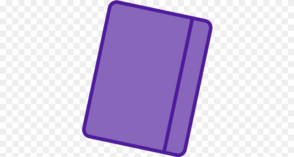 Moleskin Icon Of Office Objects Horizontal, White Board, Purple Free Png