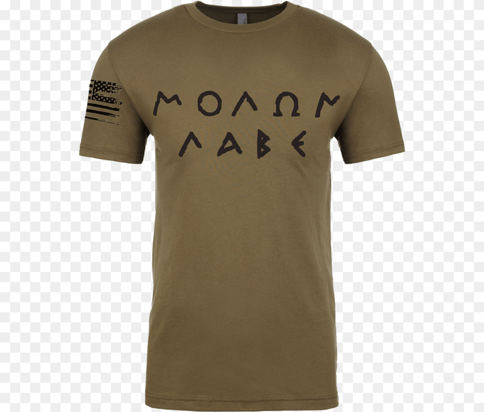 Molon Labe Crew Fashion Brand, Clothing, Shirt, T-shirt Png Image