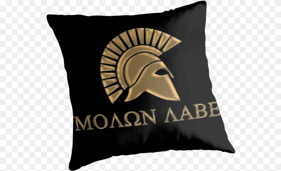 Molon Labe Spartan Warrior By Augustinet Molon Labe, Cushion, Home Decor, Logo, Pillow Png