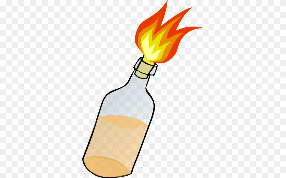 Molotov Cocktail Clip Art Vector, Light, Torch, Smoke Pipe Free Png Download