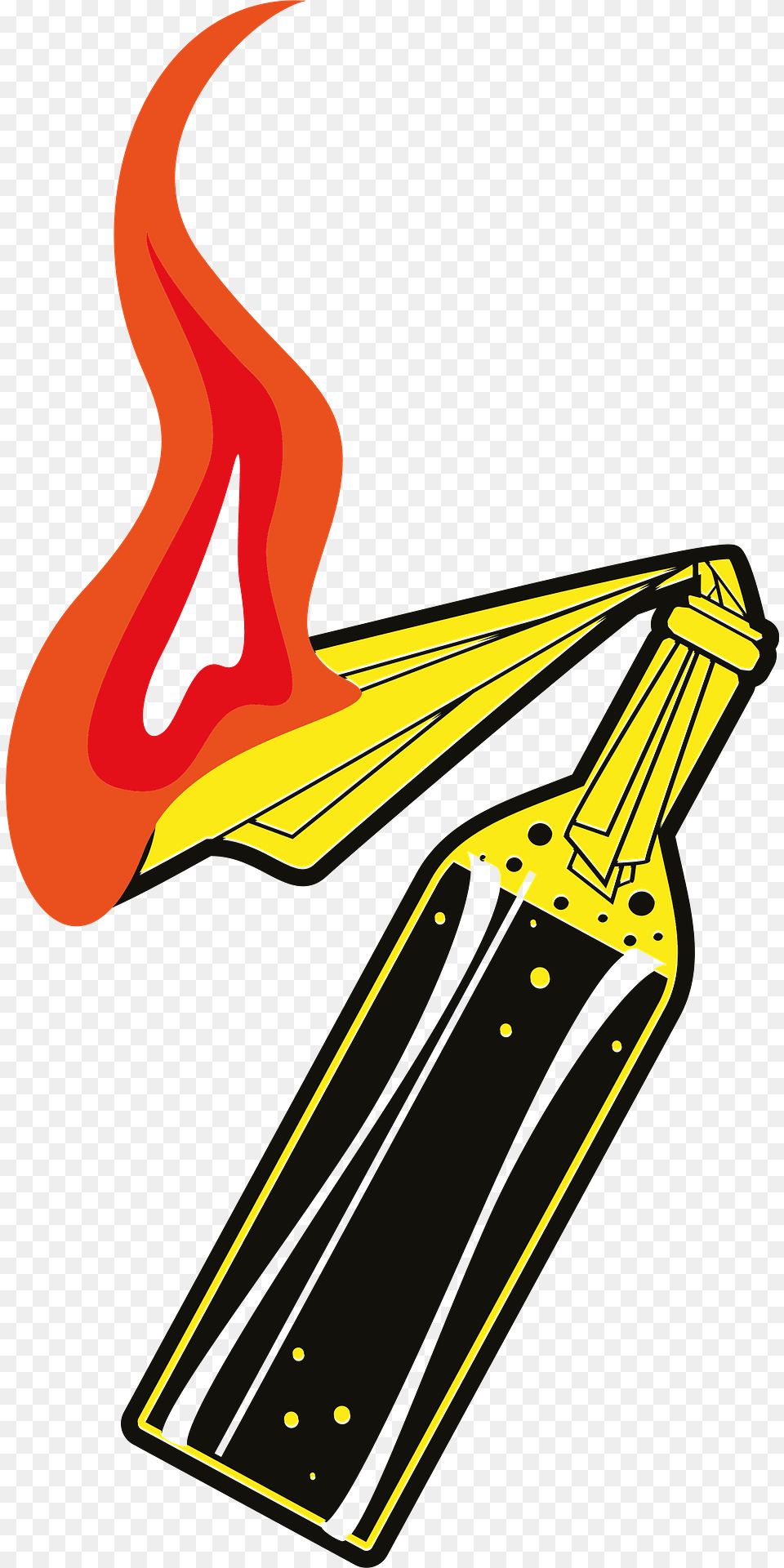 Molotov Cocktail Clipart, Light, Torch Free Png