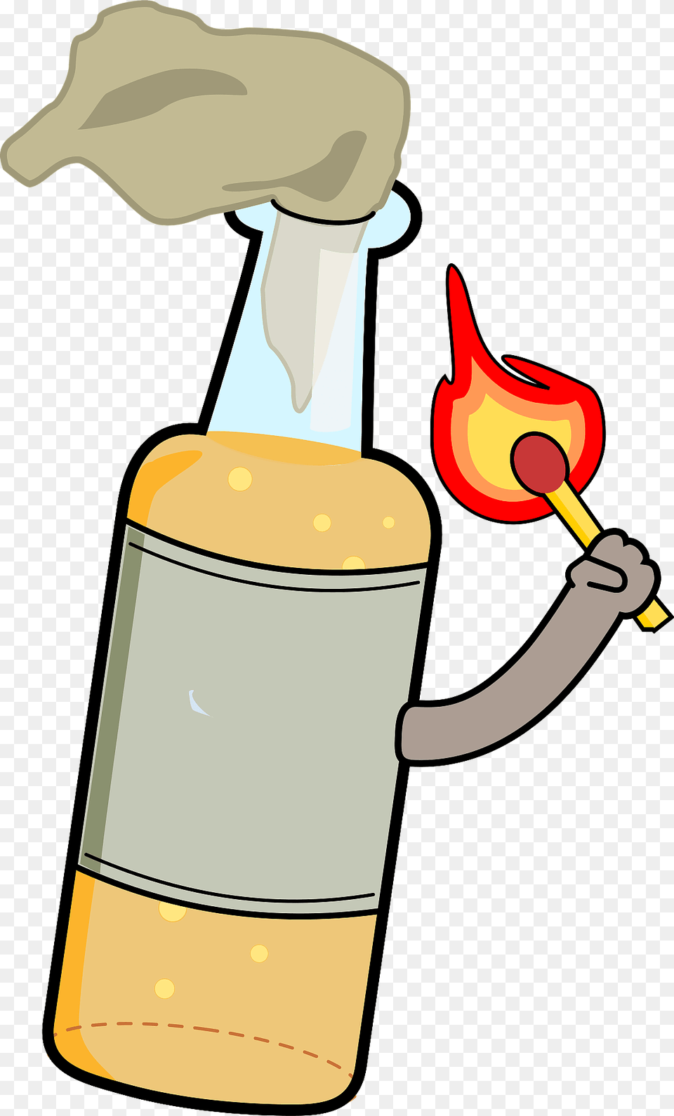 Molotov Cocktail Clipart, Dynamite, Weapon Free Png