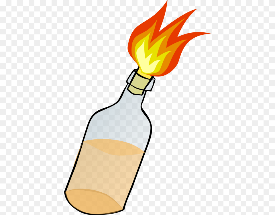 Molotov Cocktail Computer Icons Download Riot, Light, Torch Png