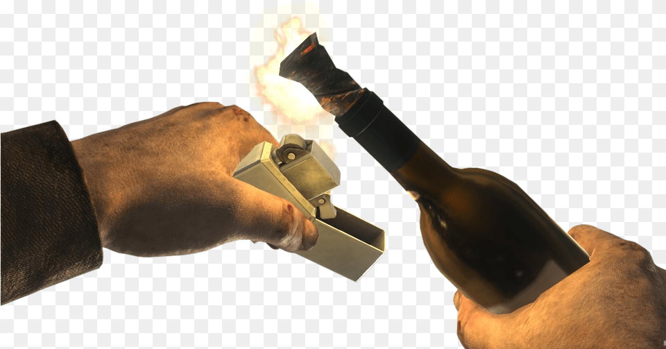Molotov Cocktail Molotov Cocktail Call Of Duty, Alcohol, Beer, Beverage, Bottle Free Png