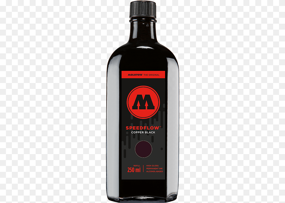 Molotow Refill Cocktail Coversall Black, Bottle, Shaker, Ink Bottle Free Png