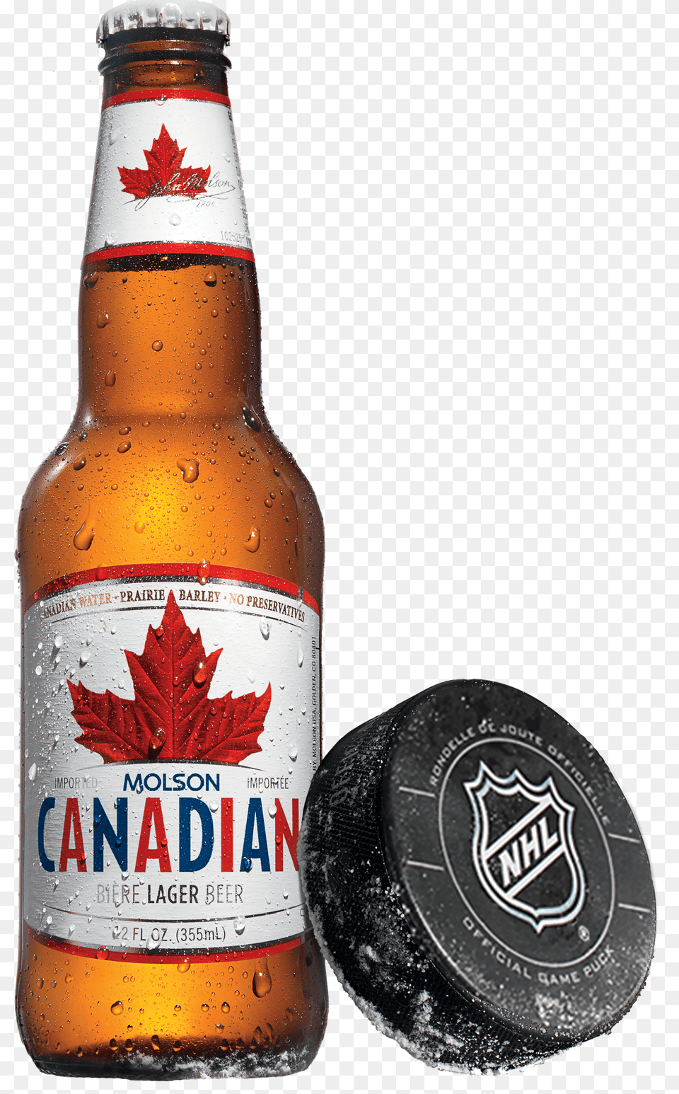 Molson Canadian Beer Bottle Free Png Download