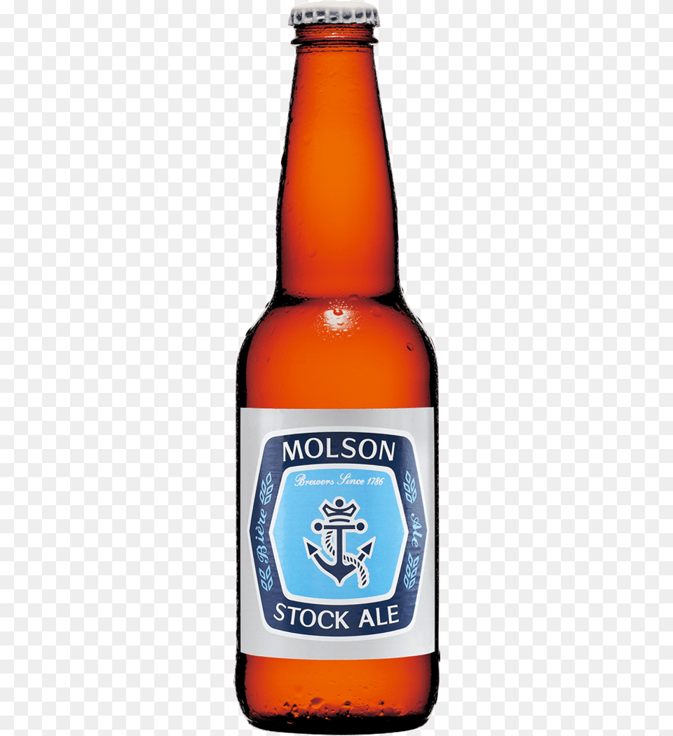 Molson Stock Ale, Alcohol, Beer, Beer Bottle, Beverage Free Transparent Png
