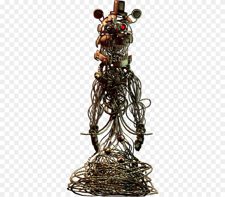 Molten Freddy V1 By Darliciousdarl Molten Fnaf Molten Freddy, Accessories, Bronze, Chandelier, Lamp Free Transparent Png
