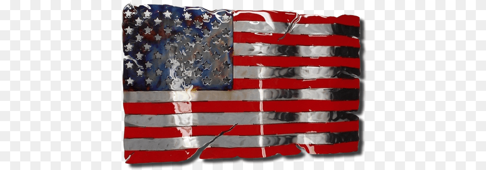 Molten Metal Sign Metal, American Flag, Flag, First Aid Free Png Download