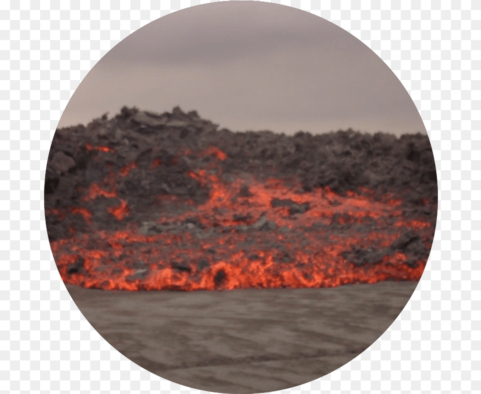 Molten Rock, Eruption, Mountain, Nature, Outdoors Png