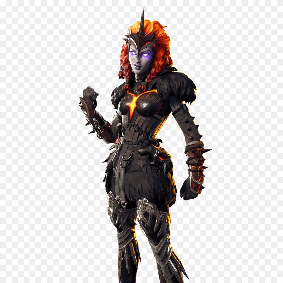 Molten Valkyrie Fortnite Valkyrae Skin, Person, Clothing, Costume, Adult Free Png