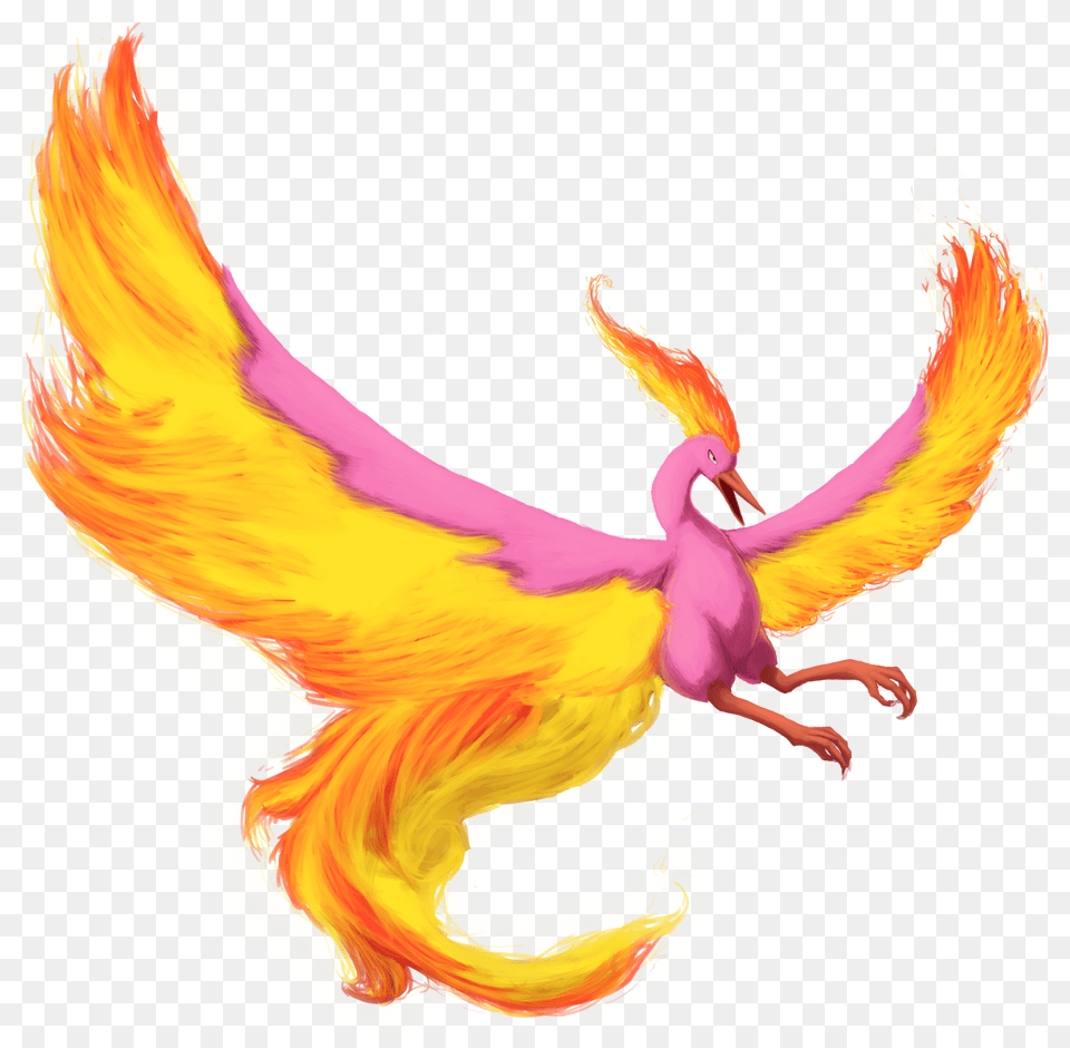 Moltres Shiny Moltres Shiny, Animal, Bird Free Png