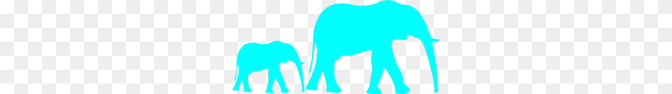 Mom And Baby Elephant Blue Clip Art Things For My Kids, Animal, Mammal, Wildlife Png