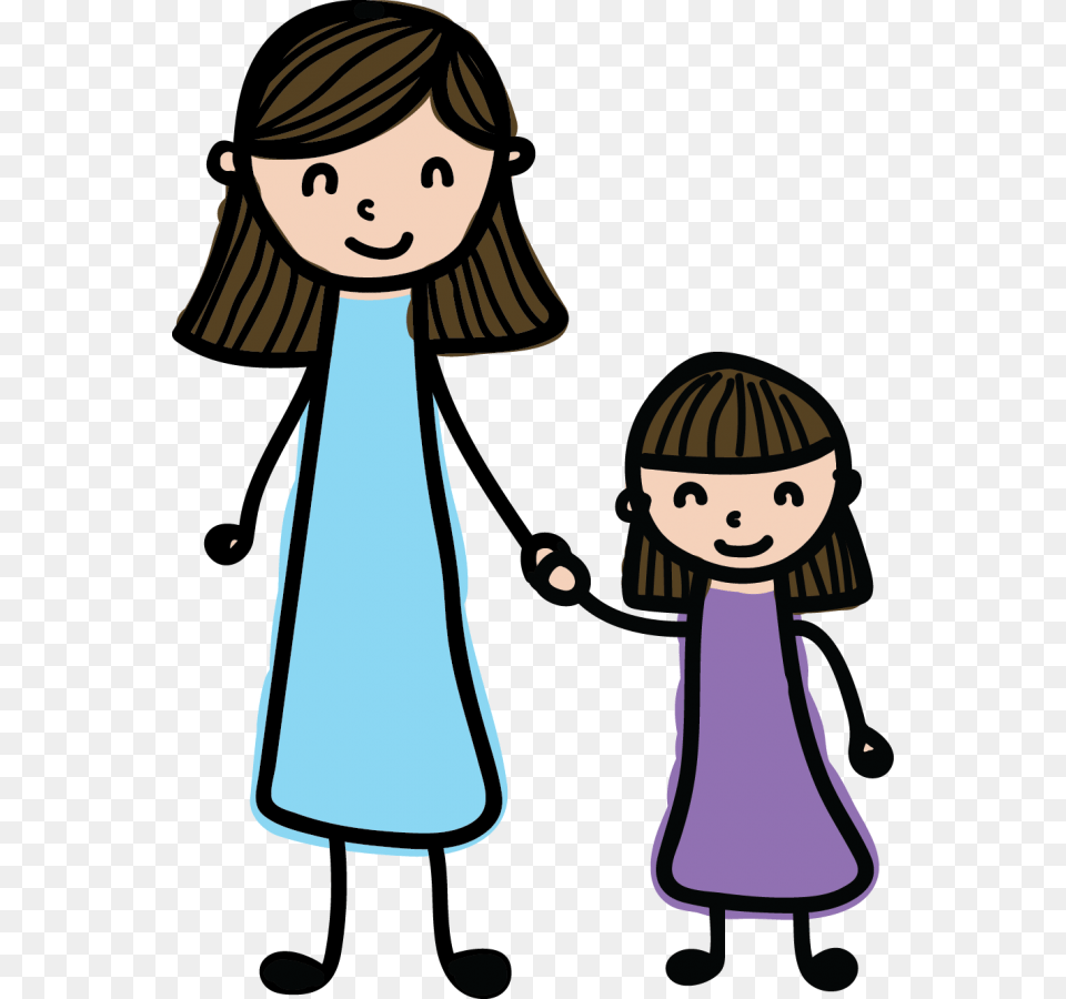 Mom And Daughter Clipart, Fashion, Publication, Book, Cape Free Png