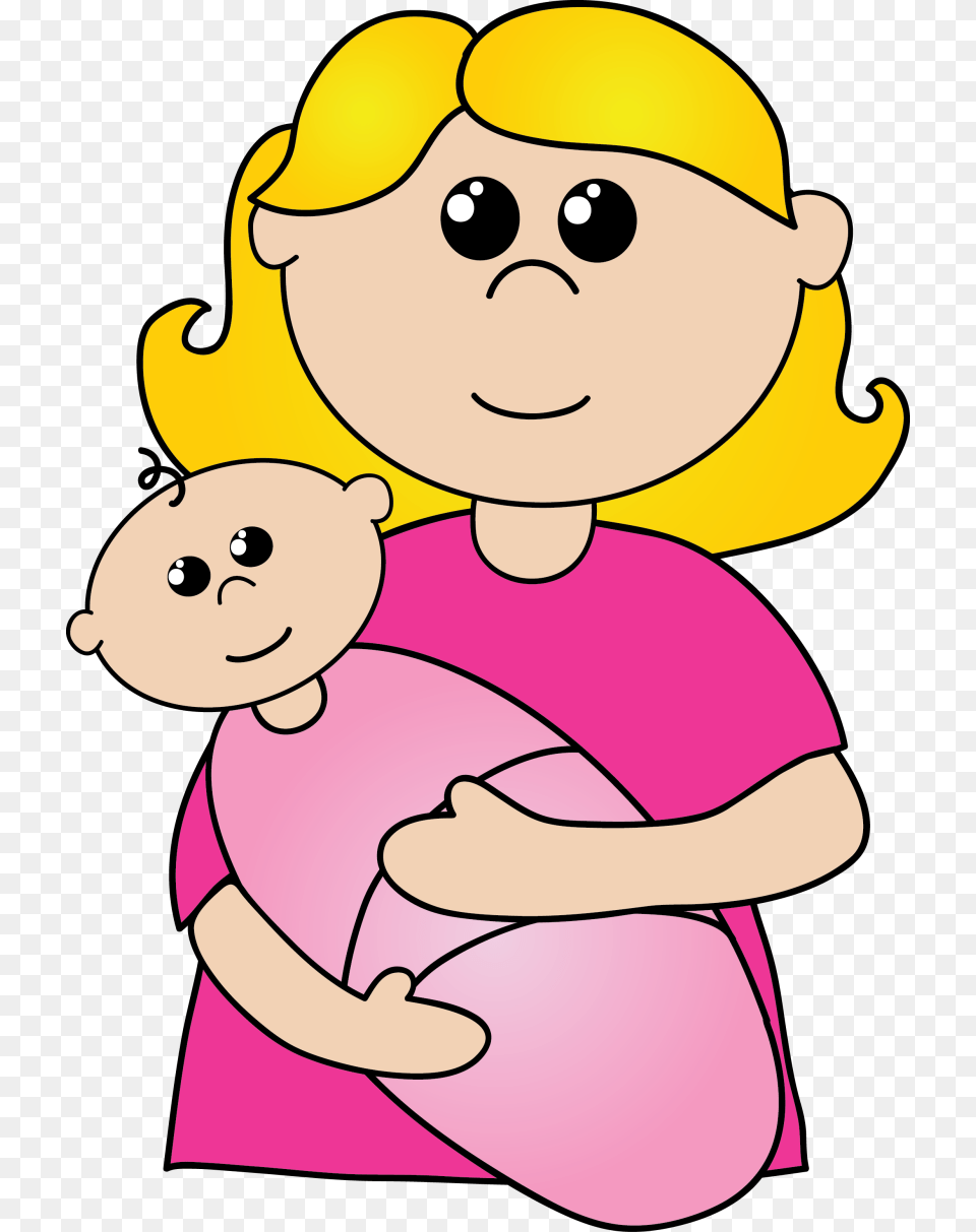 Mom Clipart Clipart Mom, Cartoon, Baby, Person, Face Free Png