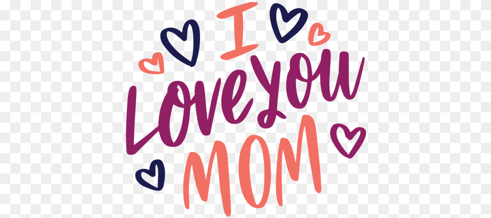 Mom English Heart Text Sticker Te Amo Mama Animado, Light, Neon Free Png