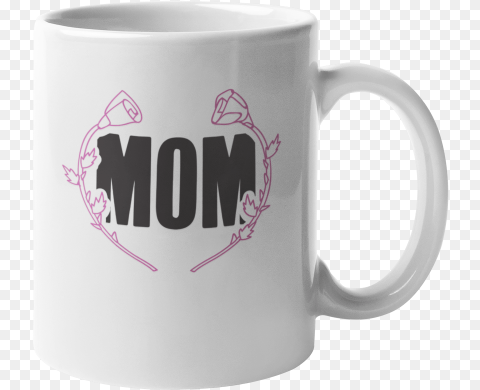 Mom Flower Design Coffee U0026 Tea Mug For Motheru0027s Day Mimi Or Women 11oz Walmartcom Magic Mug, Cup, Beverage, Coffee Cup Free Transparent Png