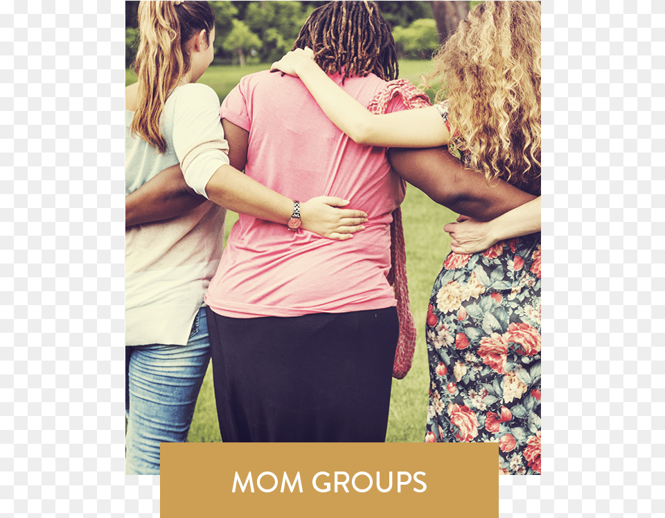 Mom Groups Women With Linked Arms, Jeans, Clothing, Pants, Person Png Image