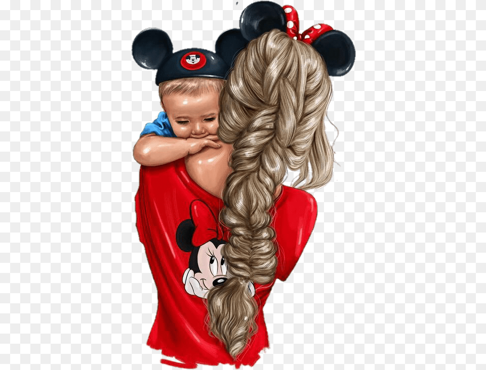 Mom Madre Mama Familia Family Baby Mouse Mama Mouse, Adult, Female, Person, Woman Free Png Download