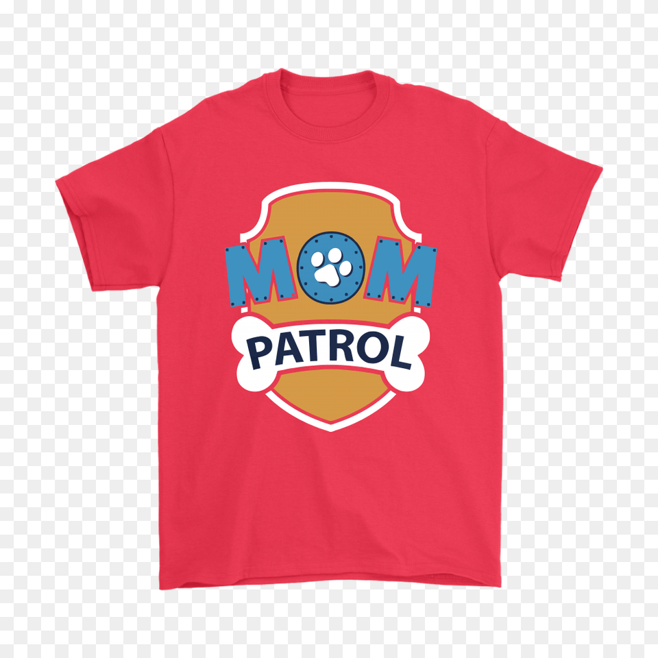 Mom Patrol Puppy Mom Protection Paw Patrol Shirts Teeqq Store, Clothing, Shirt, T-shirt Free Png Download