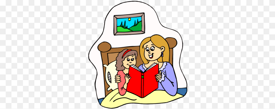 Mom Reading To Baby Clipart, Person, Book, Publication, Face Free Png Download