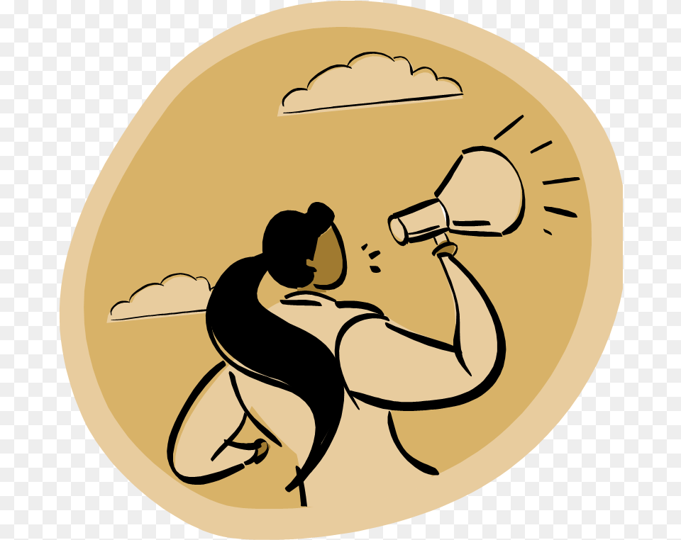 Momartfully Knitting Megaphone Women39s Suffrage Icon, Person, Disk Free Transparent Png