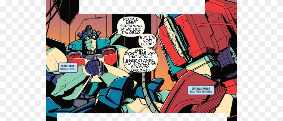 Moment Of Silence For The Guy Making His Last Appearance Idw Wheeljack, Book, Comics, Publication, Person Png Image