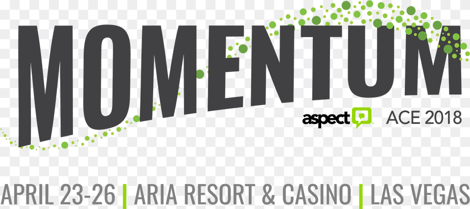 Momentum Ace 2018 April 23 26 Aspect Software, Text, Green, Plant, Vegetation Png