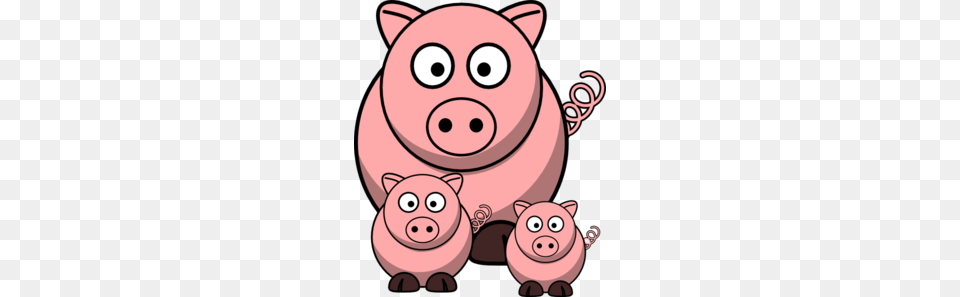 Momma Pig With Baby Pigs Clip Art, Animal, Bear, Mammal, Wildlife Free Transparent Png