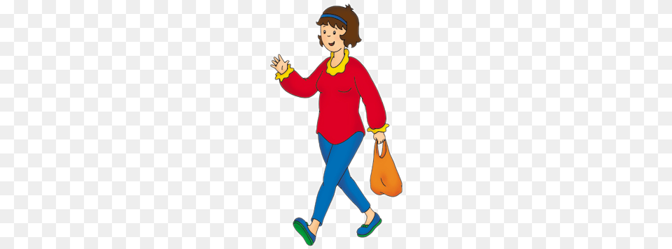 Mommy Wiki Fandom Powered By Wikia Caillou Mom, Walking, Person, Boy, Child Png Image