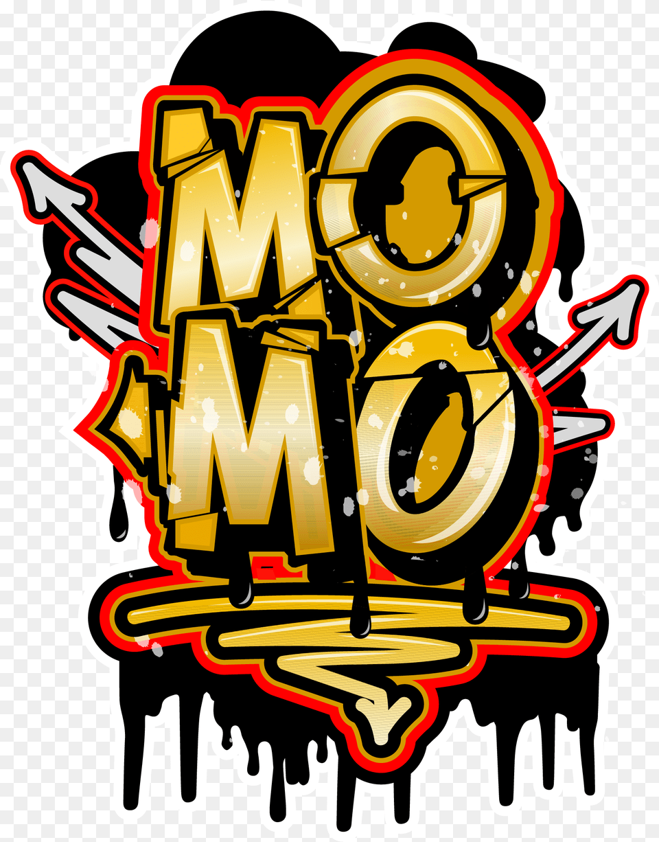 Momo Dj Logo Illustration, Dynamite, Weapon, Art, Text Free Png