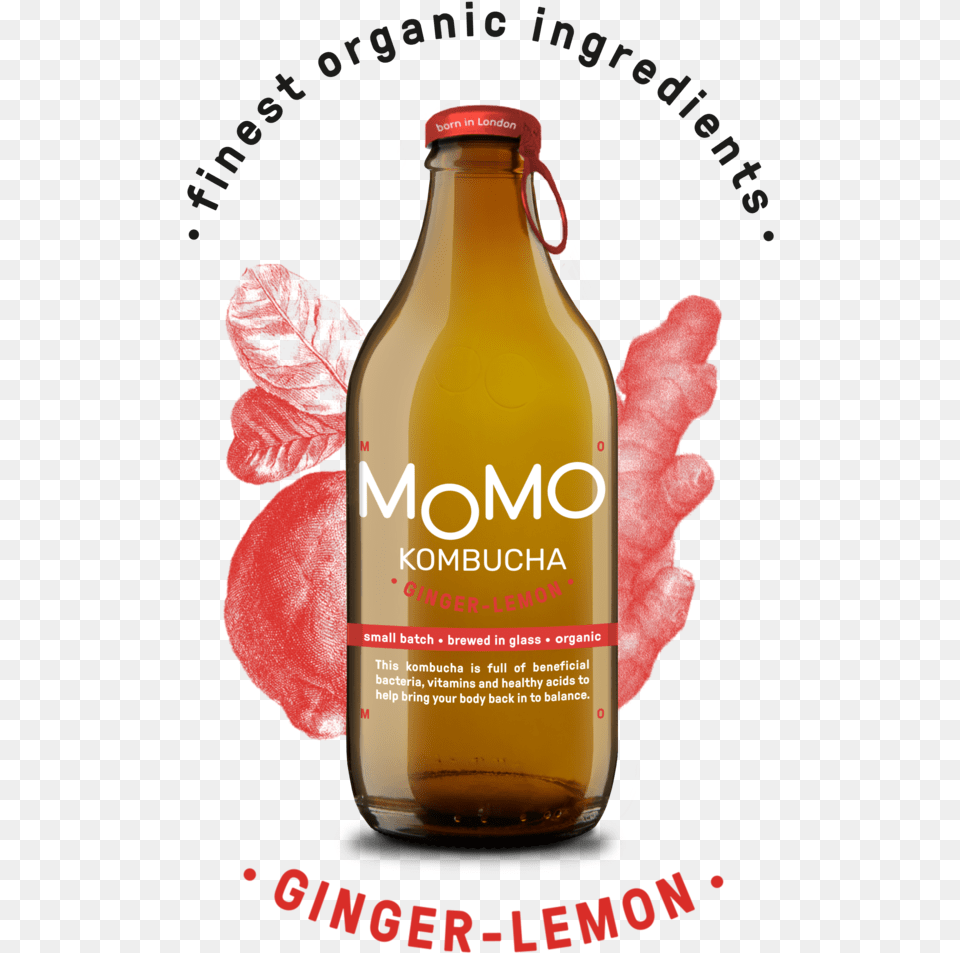 Momo Freiststeller Illu Ginger Lemon Ginger, Advertisement, Bottle, Poster, Alcohol Png