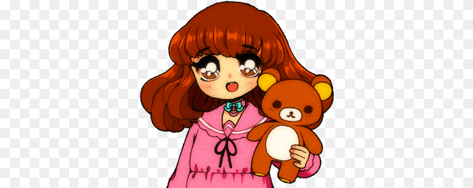 Momoiro Market Kawaii Plushies Accessories And Gifts From Rilakkuma Anime Girl, Baby, Person, Toy, Doll Free Png