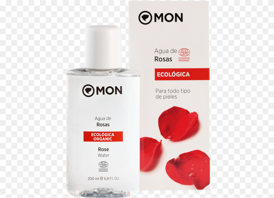 Mon Deconatur Agua De Rosas Cosmetics, Bottle, Flower, Petal, Plant Png Image