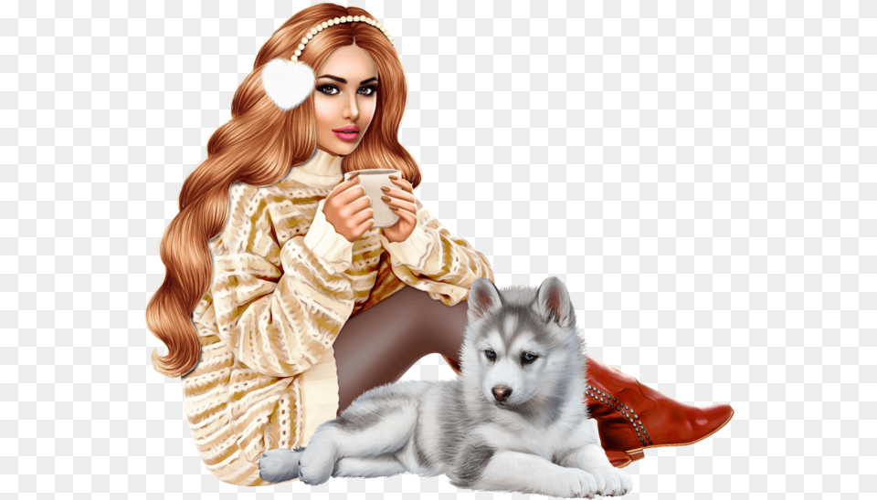 Mon Image Baby Huskies, Adult, Person, Female, Woman Png