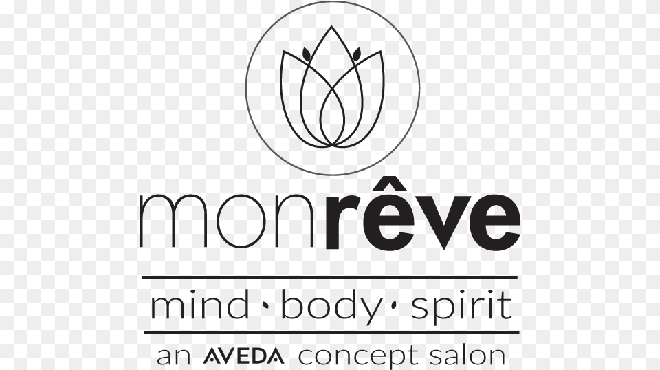 Mon Rve Salon Aveda, Logo, Disk, Text Png Image