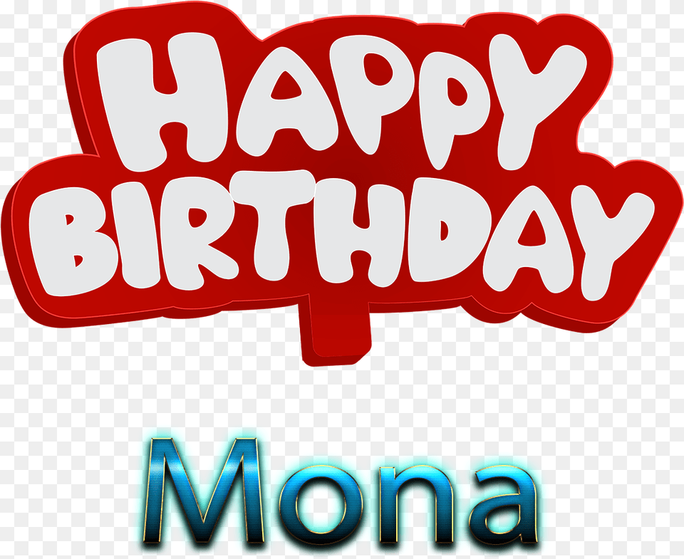 Mona 3d Letter Name Happy Birthday With Name Muhammad, Text, Dynamite, Weapon Free Png Download