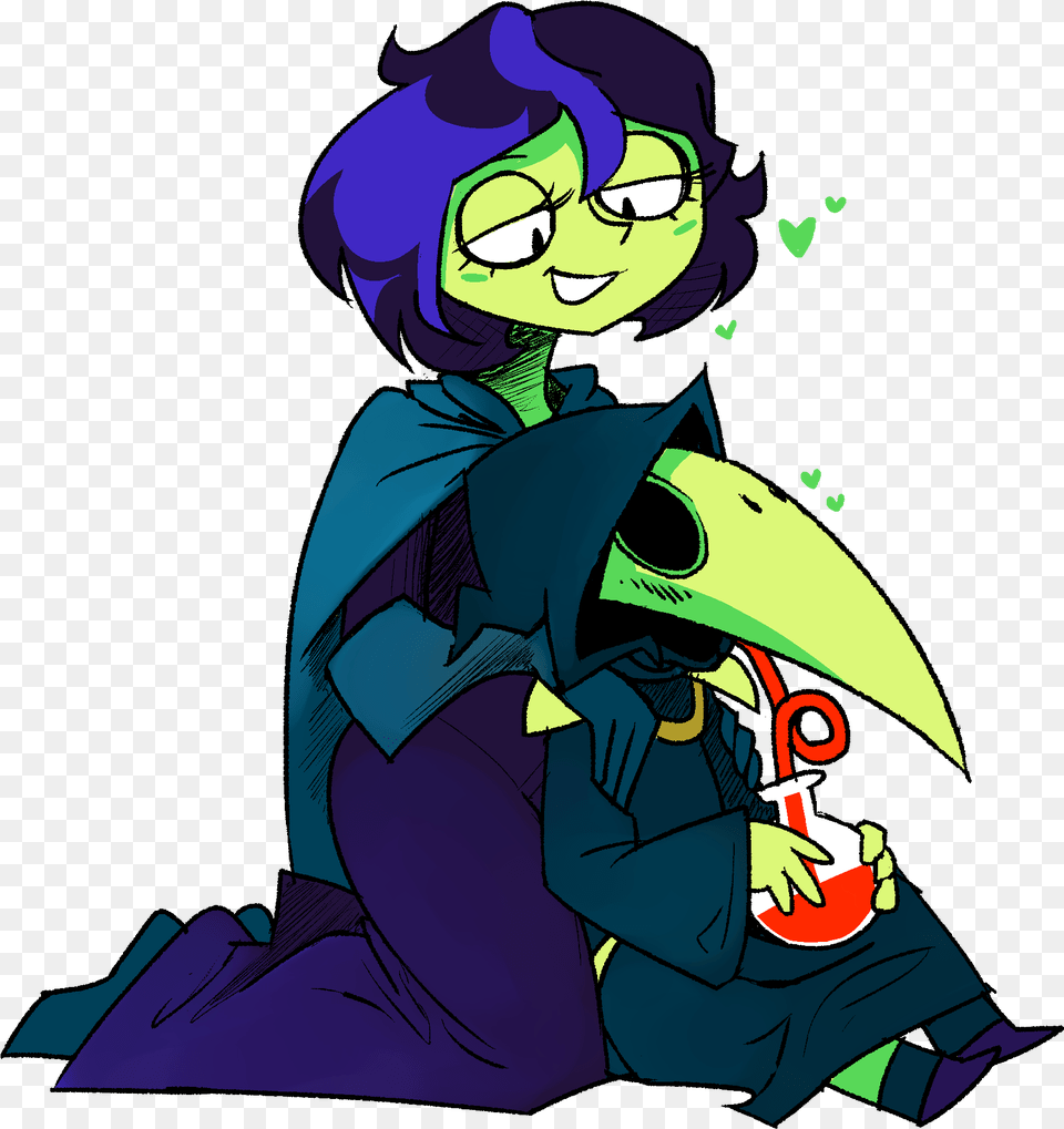 Mona Ampamp Plague Mona And Plague Knight Newgrounds, Baby, Person, Book, Comics Free Png Download