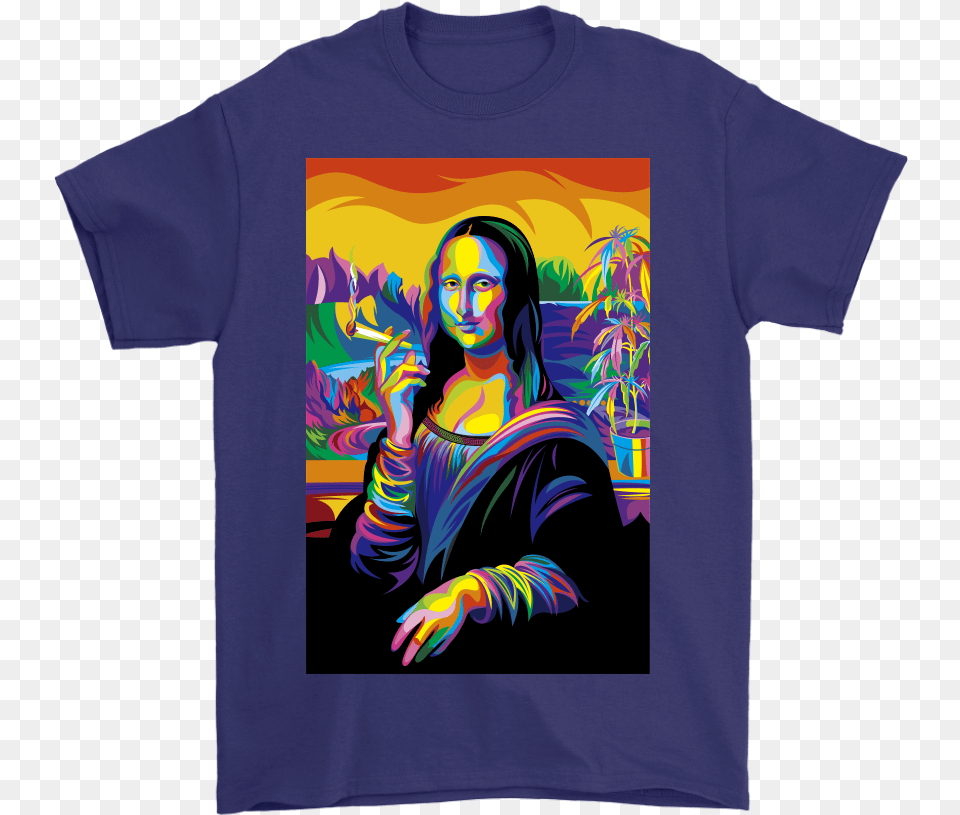 Mona Lisa, Clothing, T-shirt, Adult, Female Png Image