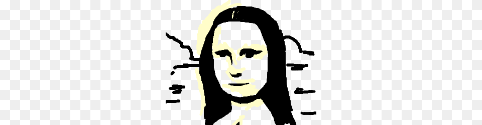 Mona Lisa, Stencil, Animal, Invertebrate, Insect Free Png Download