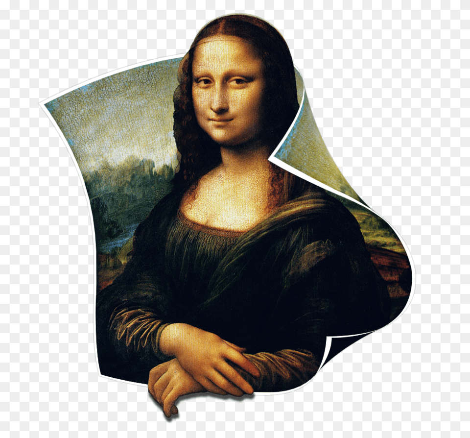 Mona Lisa, Adult, Person, Painting, Female Png