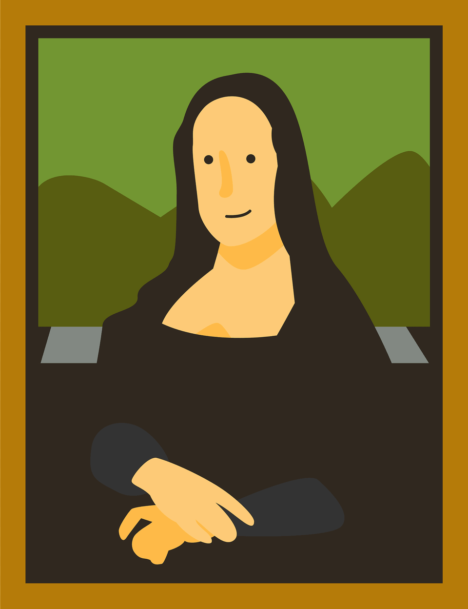 Mona Lisa Painting Clipart, Art, Face, Head, Portrait Free Transparent Png