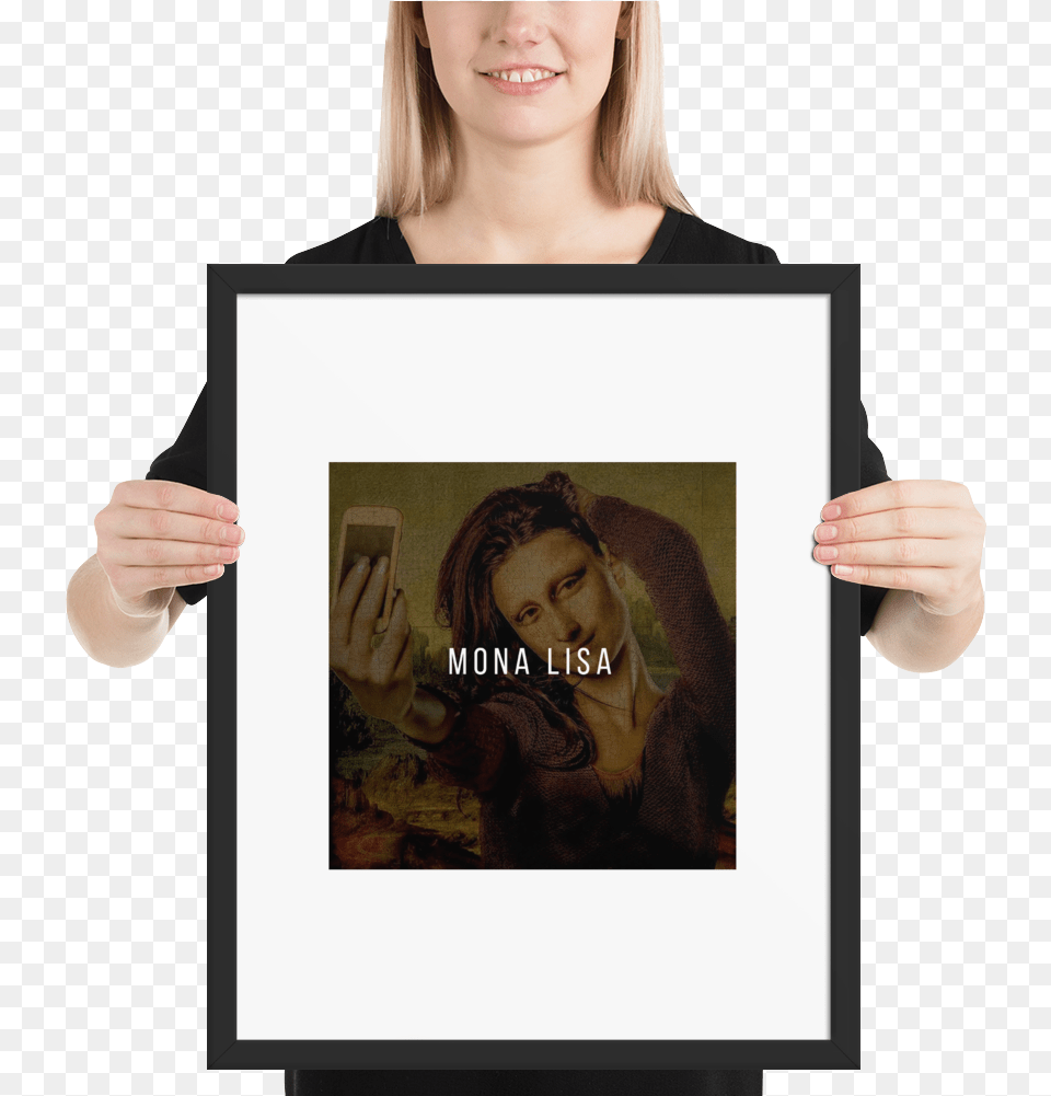 Mona Lisa Poster Sternenhimmel Am Tag Der Geburt Poster, Adult, Person, Woman, Female Free Png Download