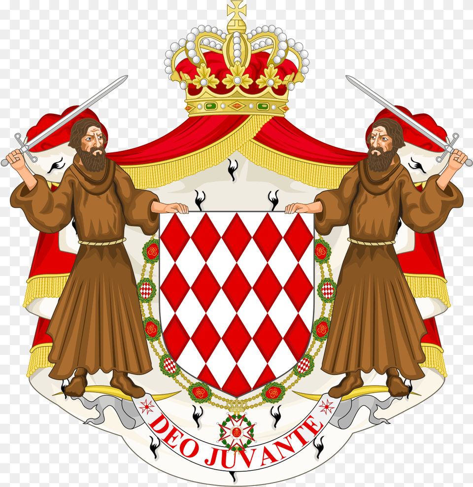 Monaco Royal Family Crest, Adult, Female, Person, Woman Free Transparent Png