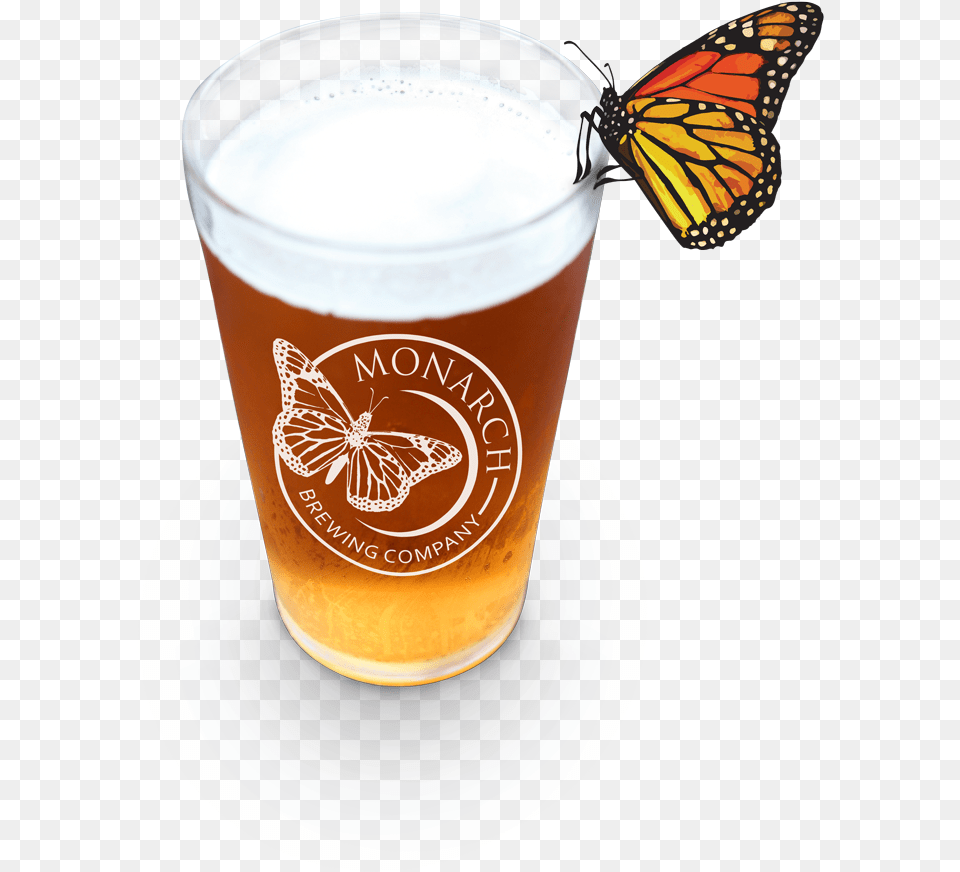 Monarch Brewing Company Came To Life Over A Couple Whispers Transforming Words For Your Ever Changing, Alcohol, Beer, Beverage, Glass Free Transparent Png