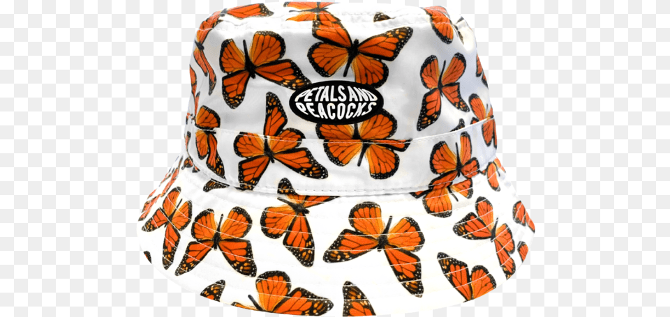 Monarch Butterfly, Clothing, Hat, Sun Hat, Animal Free Transparent Png